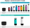 hydro flask Silicone cup sleeve, stainless steel sports 32/40oz base, Space flask anti-slip pad, silicone cup pad details Picture